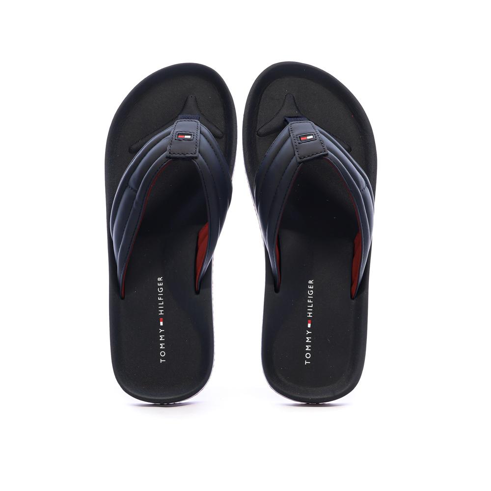 Tongs Bleu Marine Homme Tommy Hilfiger Padded vue 3