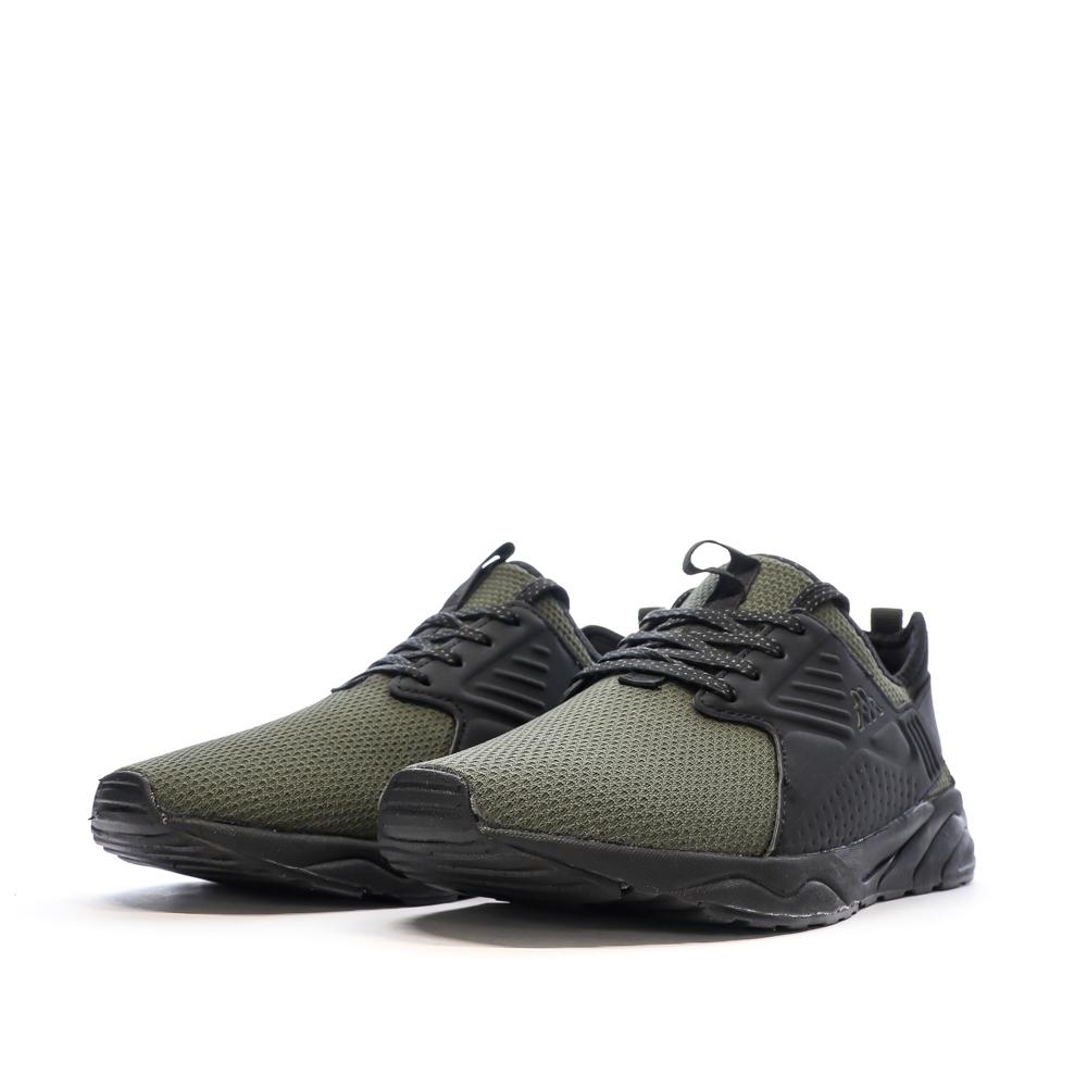 Schwarze/Khaki Jungen Sneakers Kappa San Puerto Lace Ansicht 6
