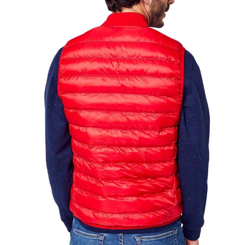 Ärmellose Daunenjacke Rot Herren Lacoste BH0537 Ansicht 2