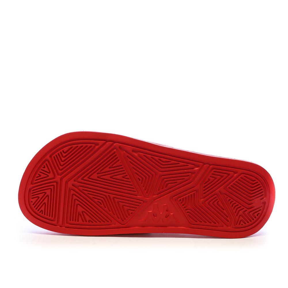 Claquettes Rouge Garçon Kappa Logo Sarty Kid vue 2