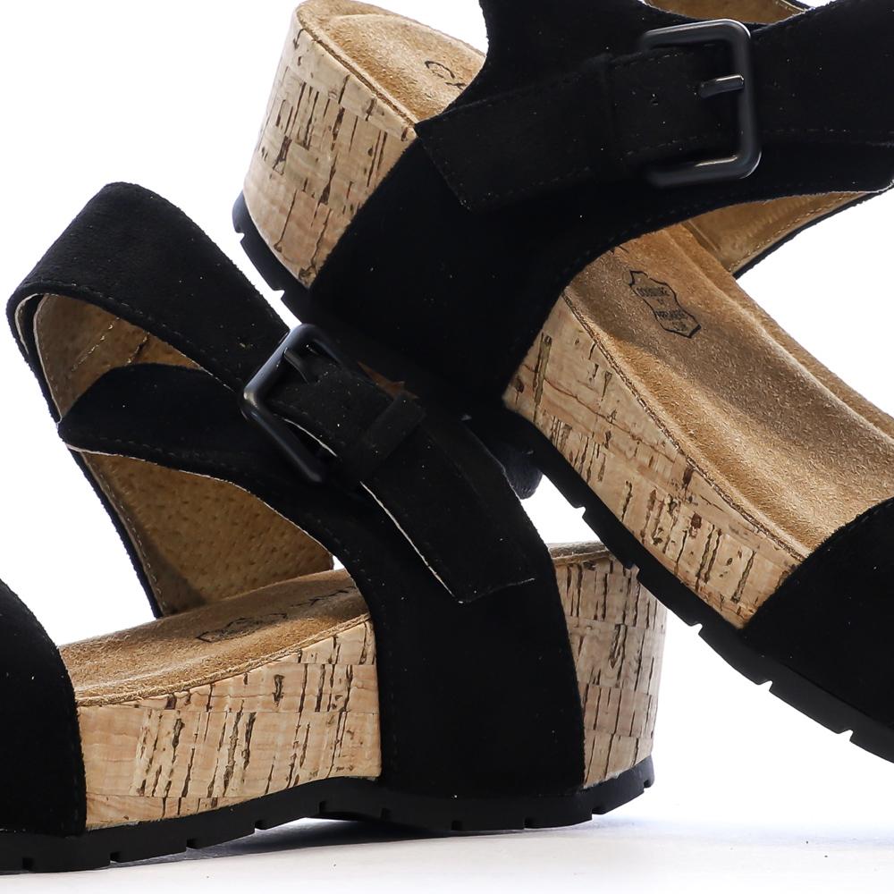 Chattawak Laspinas Women's Black Sandals Photo of the Espace des Marques %store% store - view of %key%