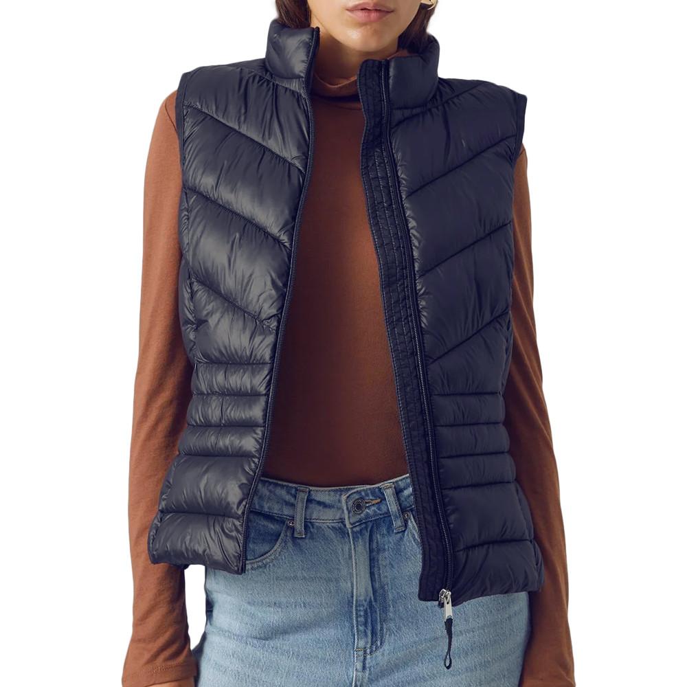 Women's navy sleeveless down jacket Vero Moda Sorayasiv affordable