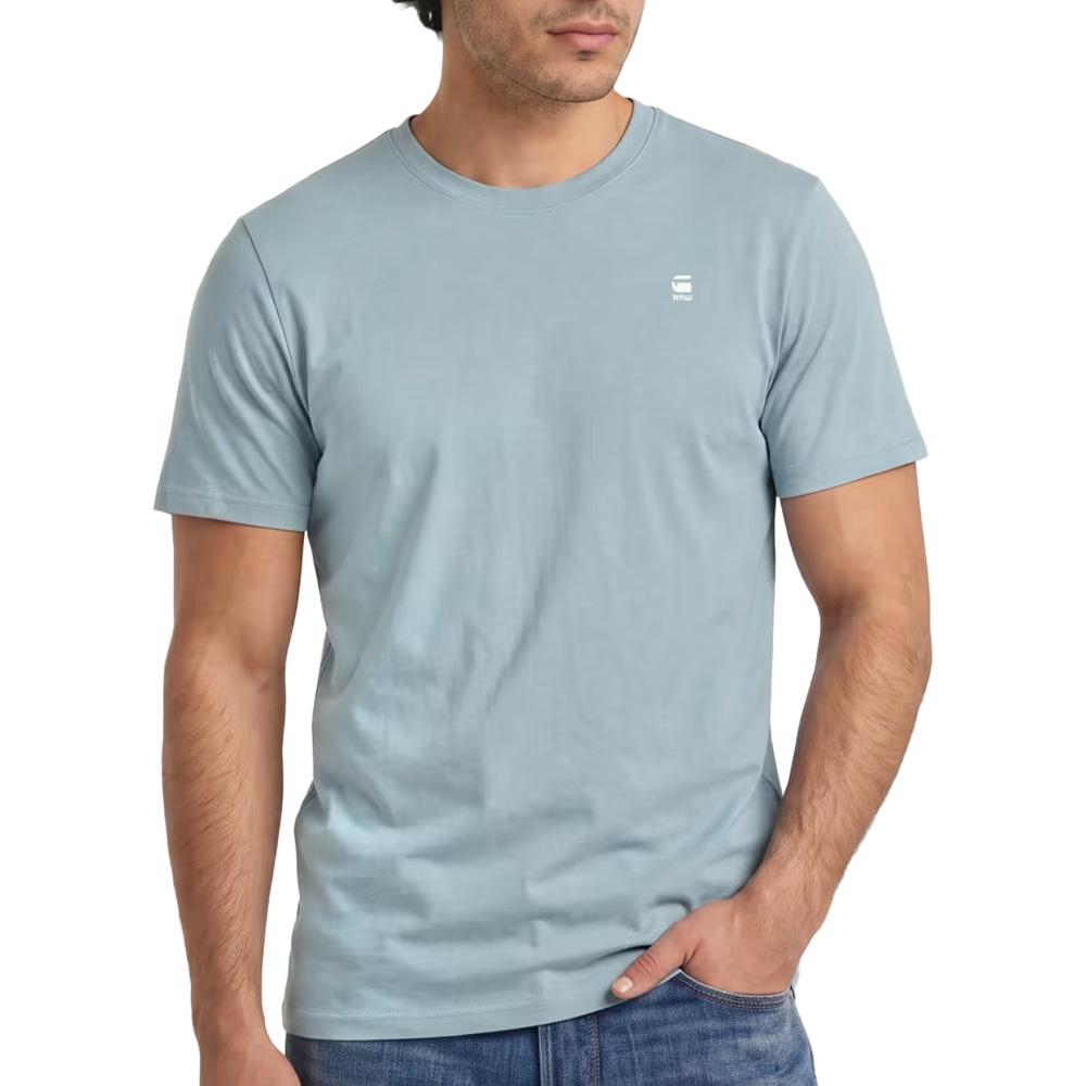 T-shirt Bleu Homme G-Star Raw D25949 DGR pas cher