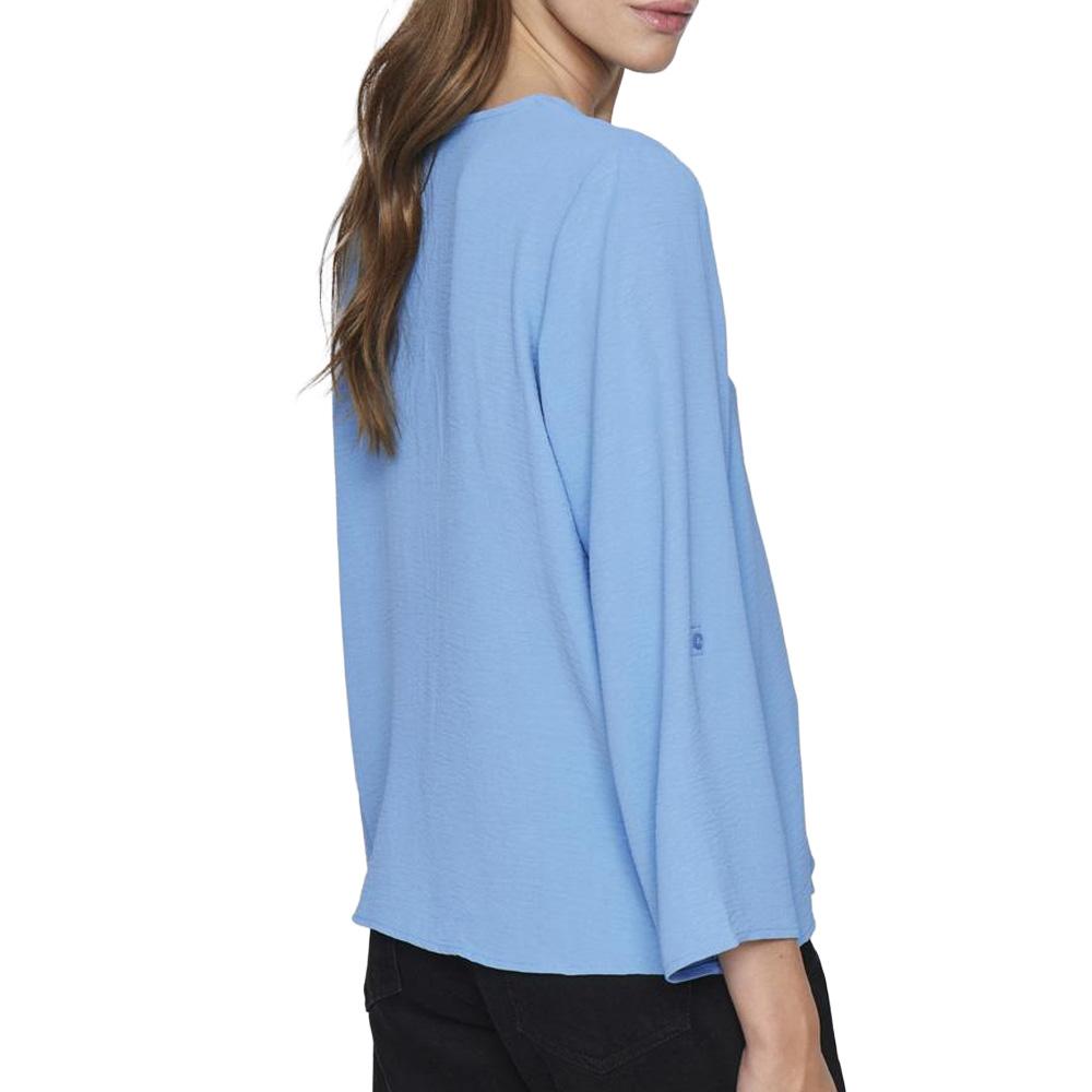 Blouse Bleu Femme Vila Josa vue 2