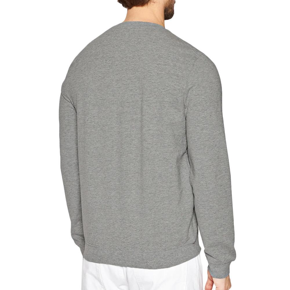 Grey Men's Guess Triangle Logo Sweat Top Photo of the Espace des Marques %store% store - view of %key%