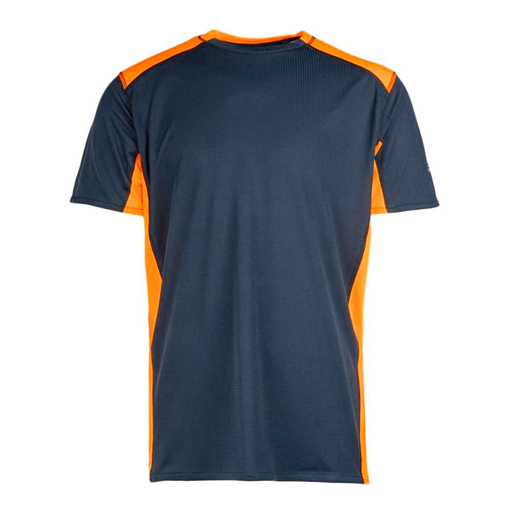 Camiseta de hombre azul marino/naranja Best Mountain Rando barato