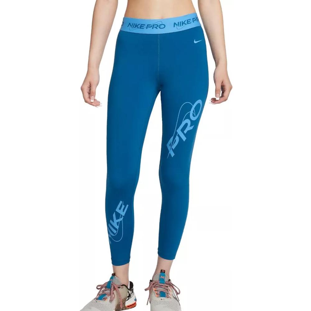 Blaue Leggings für Frauen Nike 7/8 training PRO günstig