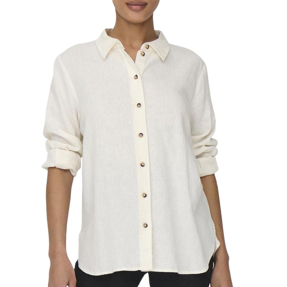 Chemise Blanche Femme JDY Linen 15318364 pas cher