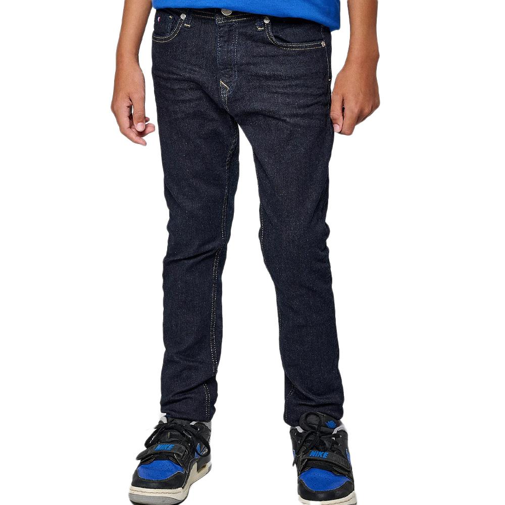 Jean Slim Bleu Brut Garçon Kaporal CEGO pas cher
