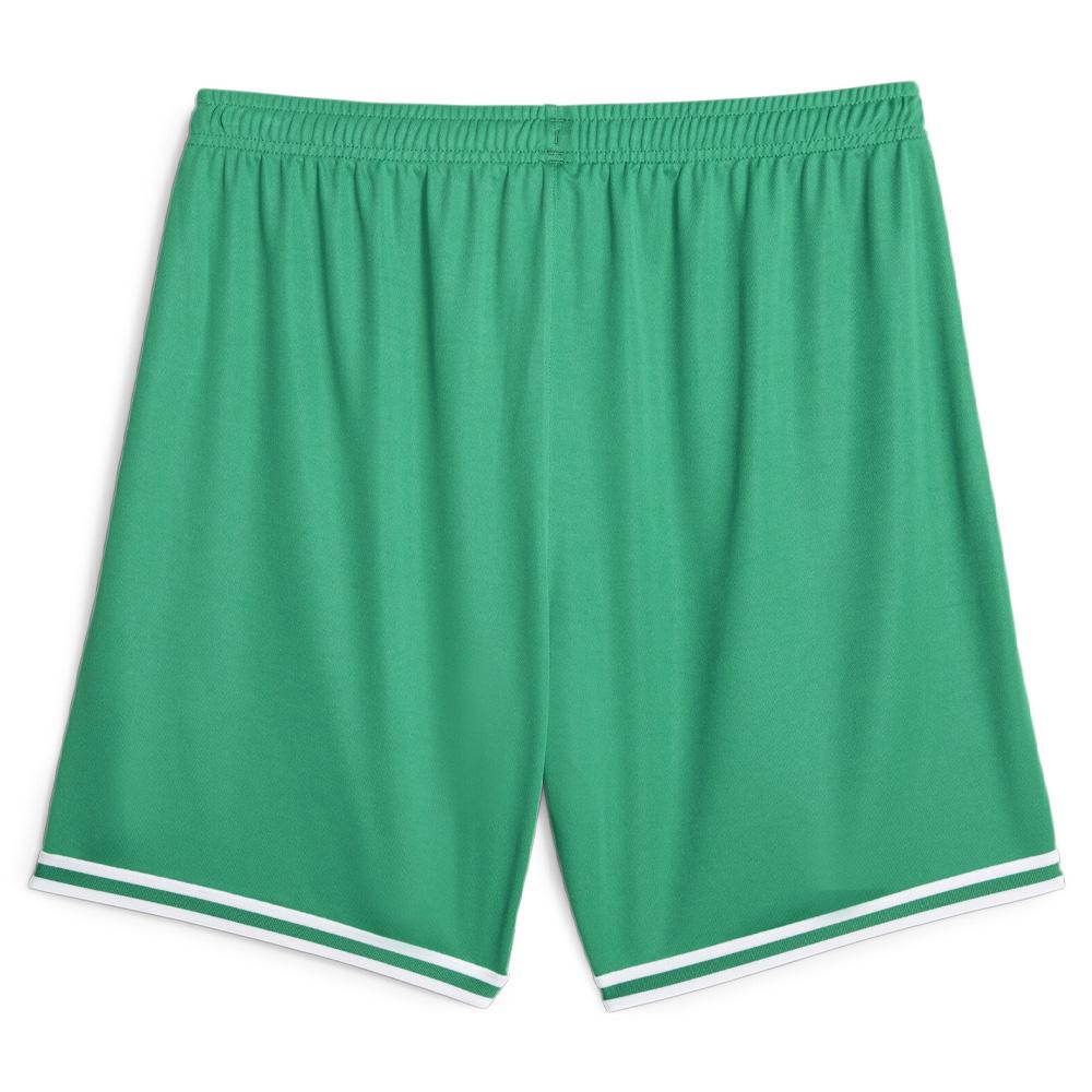 Pantalón corto de baloncesto para hombre Puma Hoops Team Game Short verde ver 2
