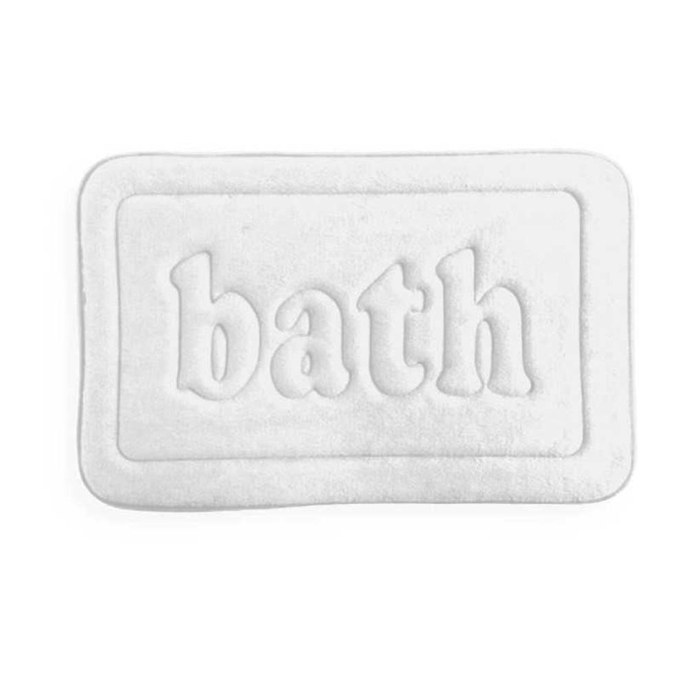 White Utility Memory Foam Rug 40x60 affordable