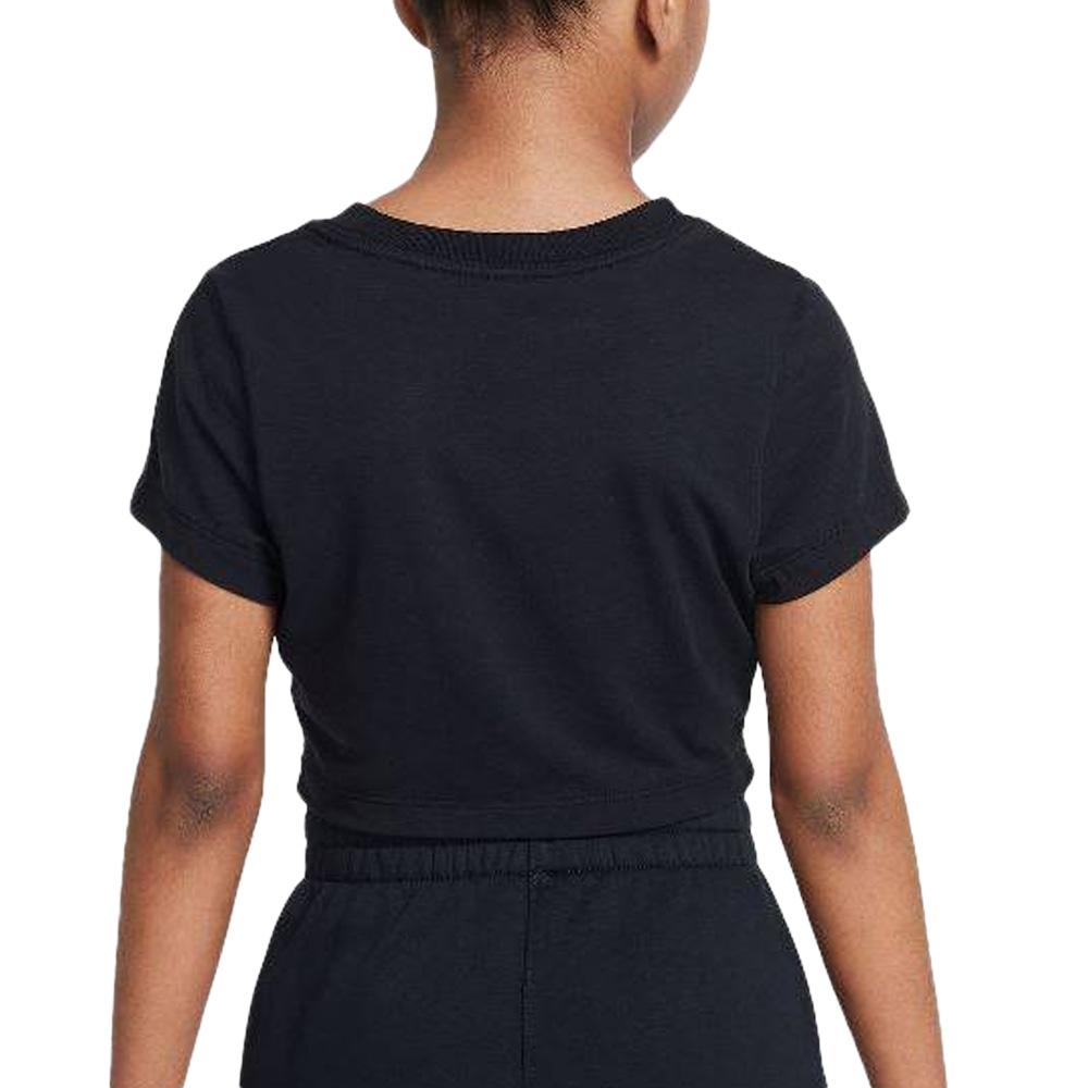 Nike Girl's Black T-Shirt HF7011 Photo of the Espace des Marques %store% store - view of %key%