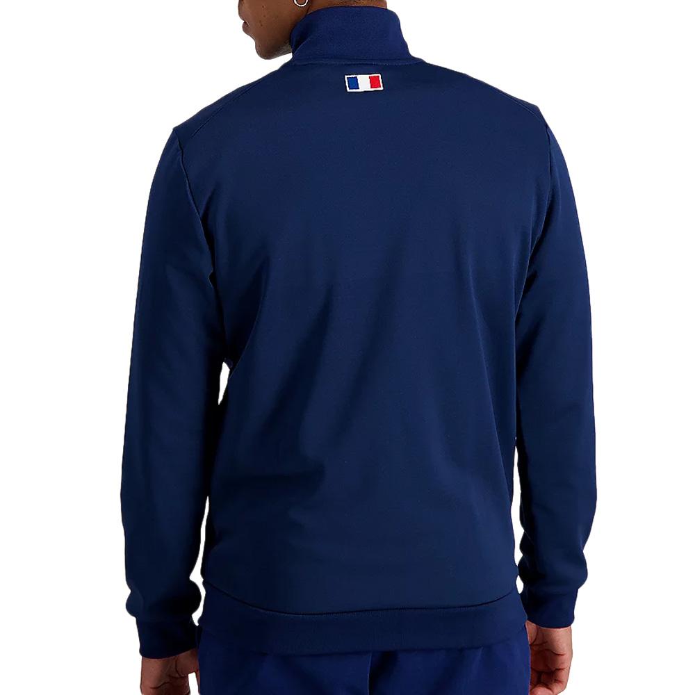 XV de France Veste de Présentation Marine Homme Le Coq Sportif 23/24 vue 2