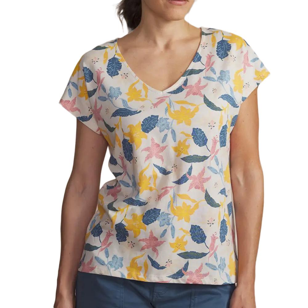 T-Shirt Blanc Femme TBS Navy pas cher