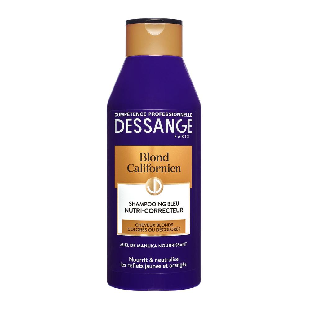 Shampoing Bleu Nutri-correcteur DESSANGE Cheveux blonds colorés ou décolorés Miel de Manuka pas cher