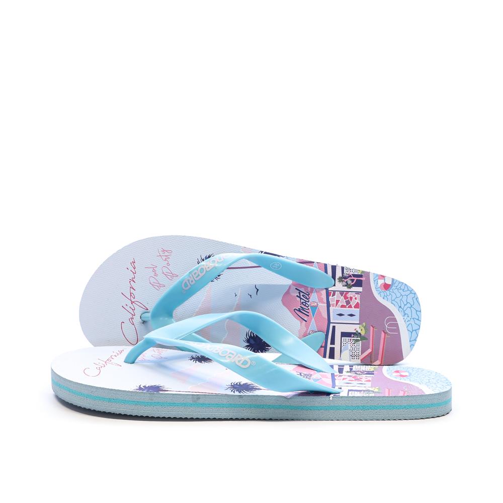 Chanclas azul/rosa para mujer Longboard Calasi T1 barato
