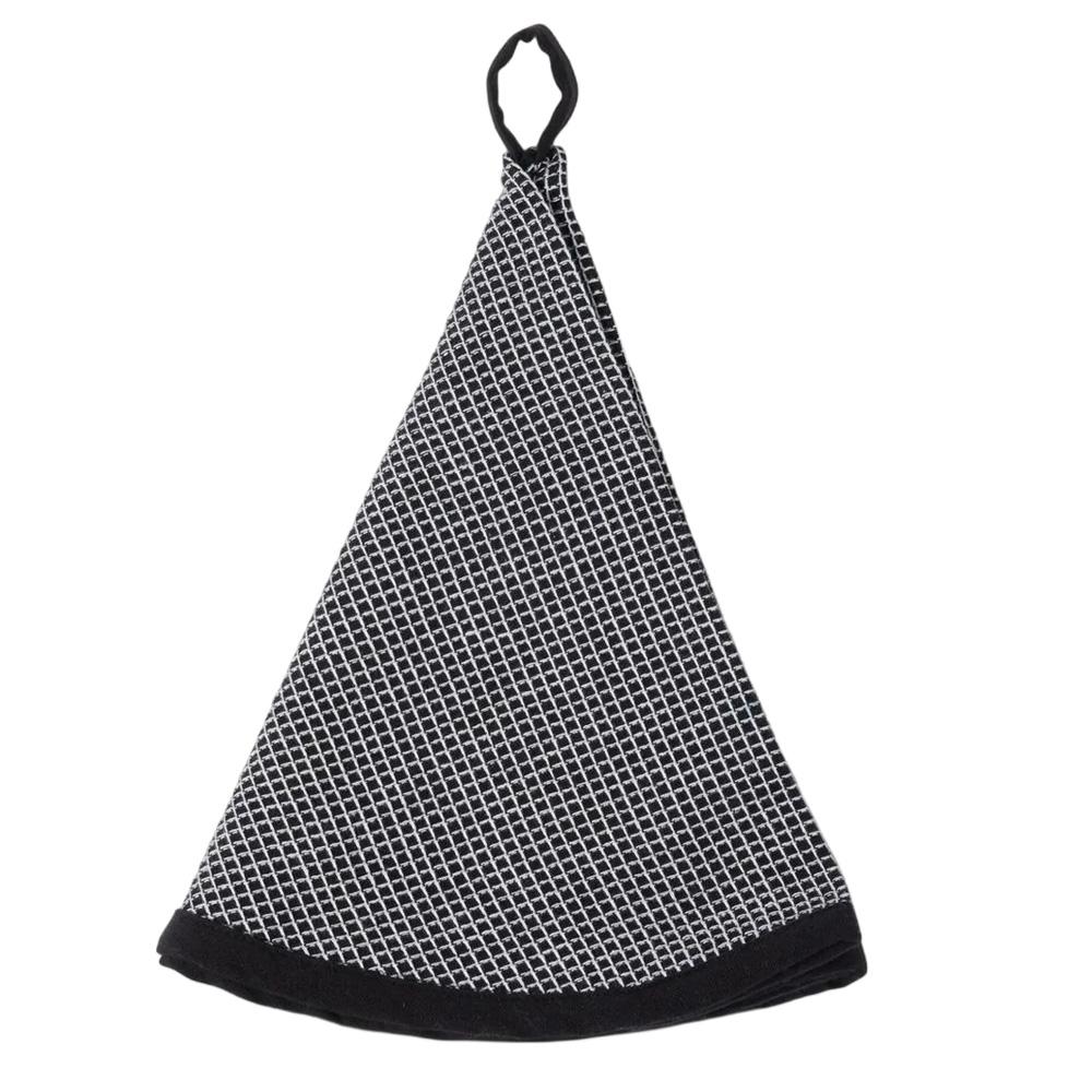 Paño de cocina negro/blanco 60 cm barato