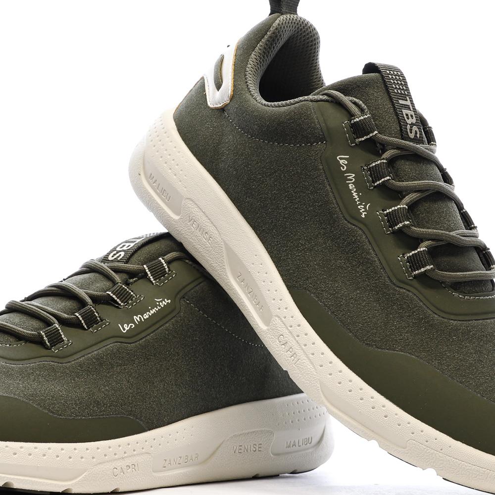 Baskets Kaki Foncé Femme TBS JAZZEVO vue 7