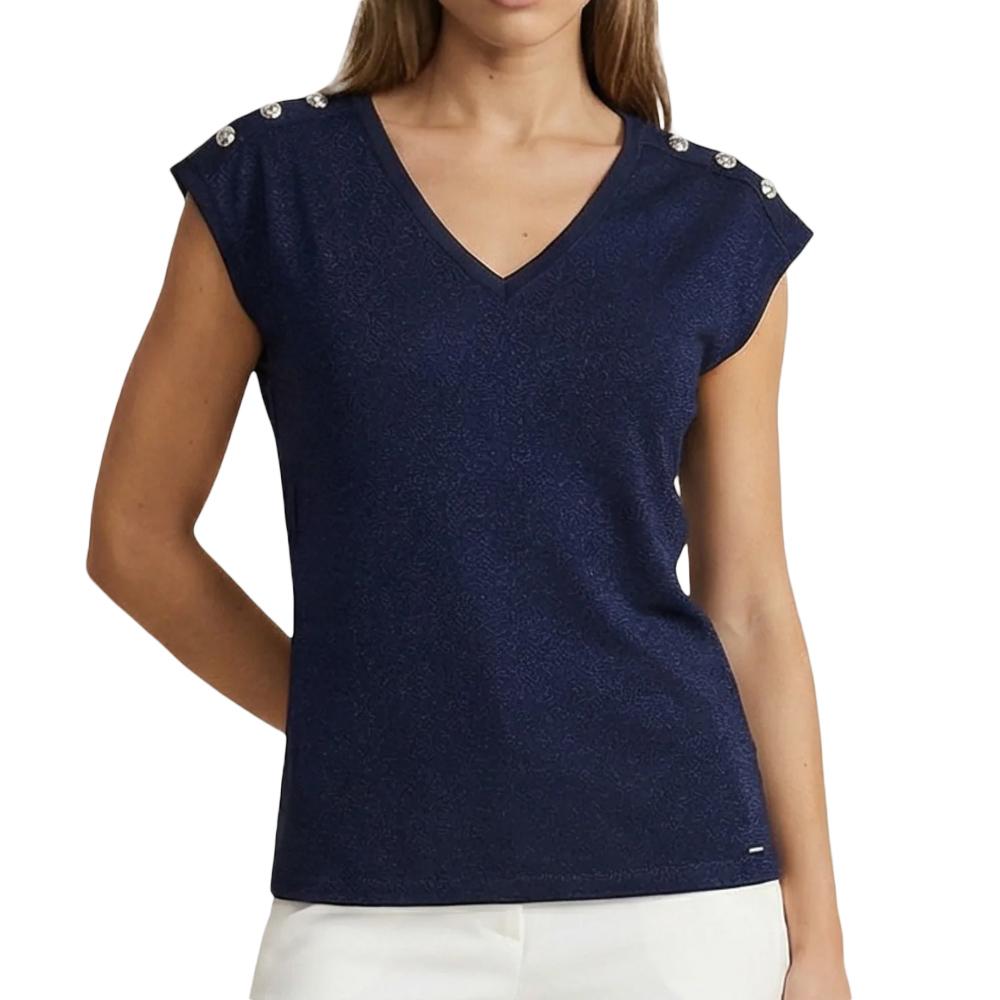 Morgan DIVALI Women’s Navy Blue T-shirt affordable