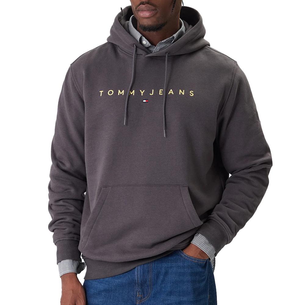 Sweat Gris Homme Tommy Hilfiger Tjm Reg Linear pas cher