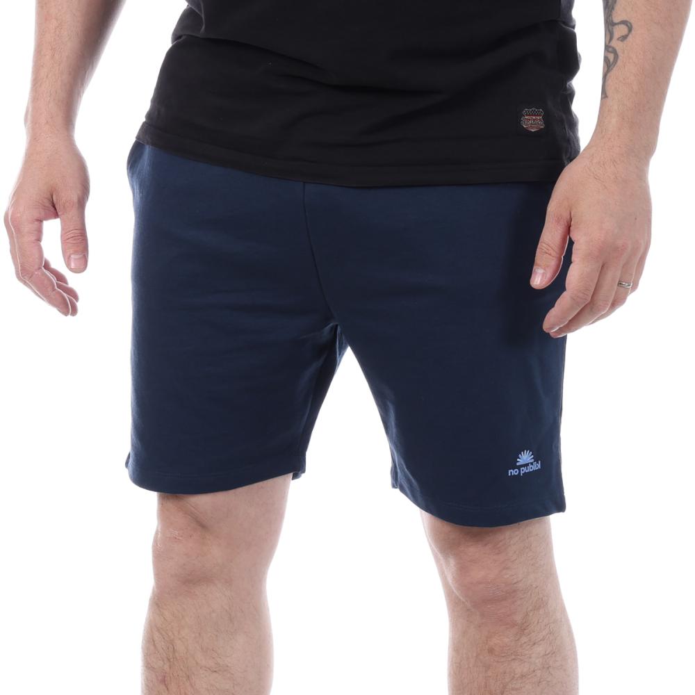 Pantalón Corto Azul Marino No Publik 11 barato