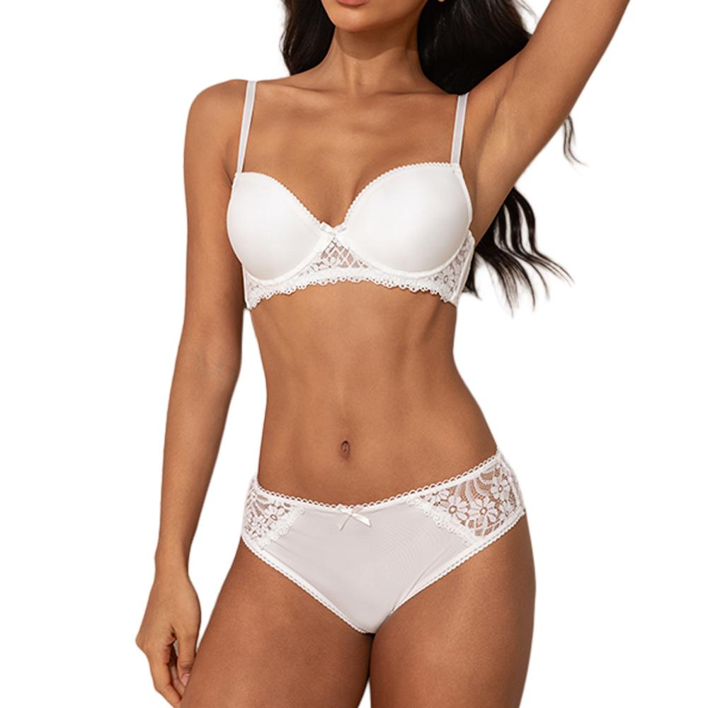 Weißer Damen-BH „Les Petites Bombes Muse“ Ansicht 2