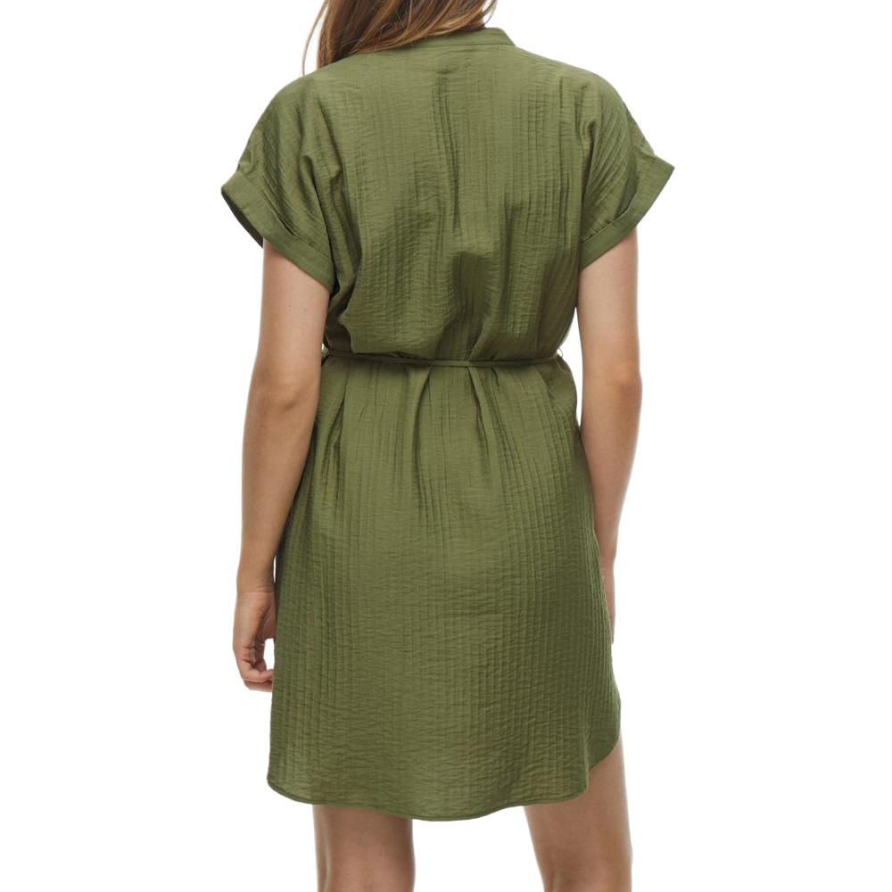 Kaki-Kleid für Damen von Vila Viclo Ansicht 2