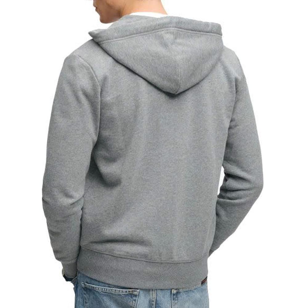 Sweat Gris Clair Homme Superdry Essential vue 2