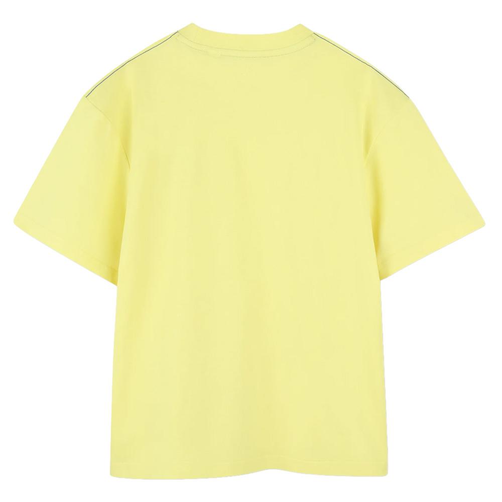 T-Shirt Jaune Garçon Timberland T60424 Yellow 1 vue 2