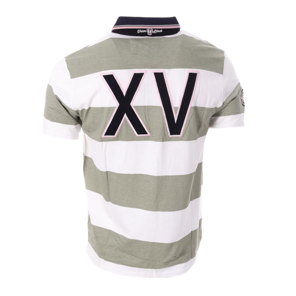 Rugby TOWN Men's Polo Khaki/White Photo of the Espace des Marques %store% store - view of %key%