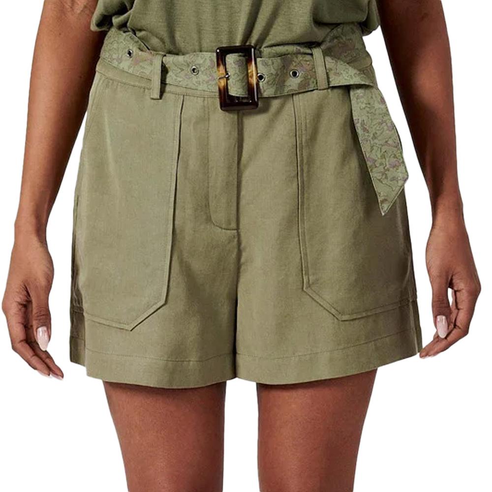 Pantalones cortos caqui de mujer Kaporal CODI barato