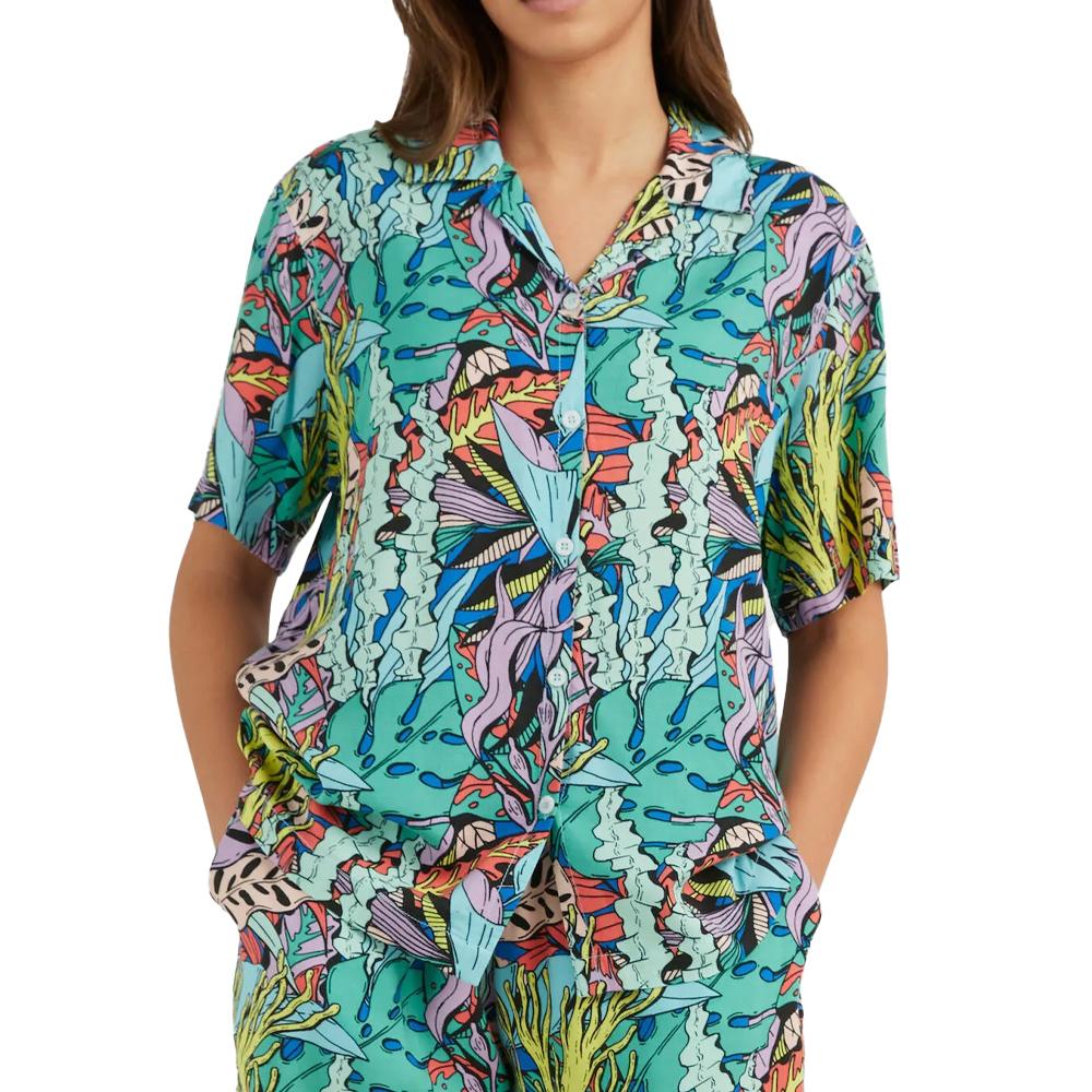 O'Neill Ocean Women's Turquoise/Black Shirt günstig