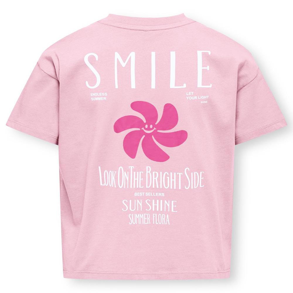Pink Girl's T-shirt Kids Only Sun-veras Flower Photo of the Espace des Marques %store% store - view of %key%