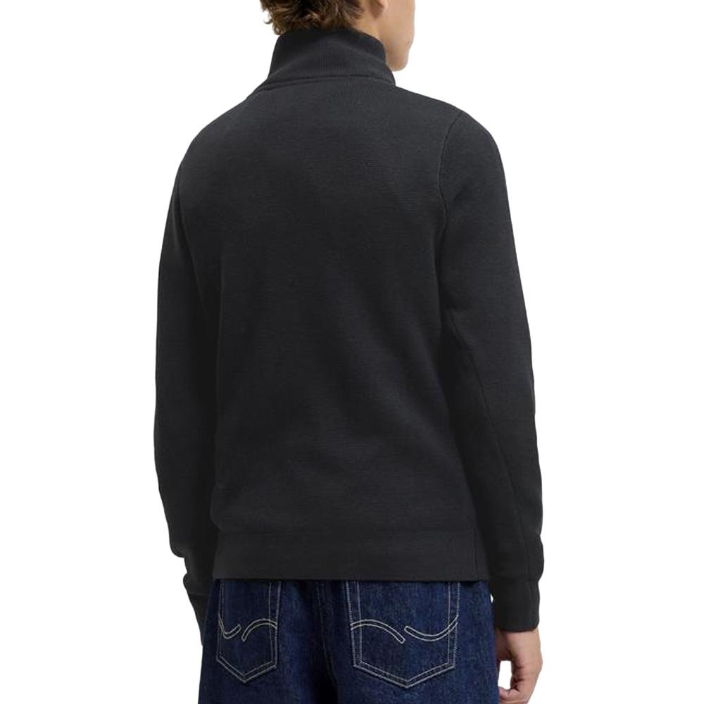 Schwarzer Herrenpullover Jack & Jones Milano Ansicht 2