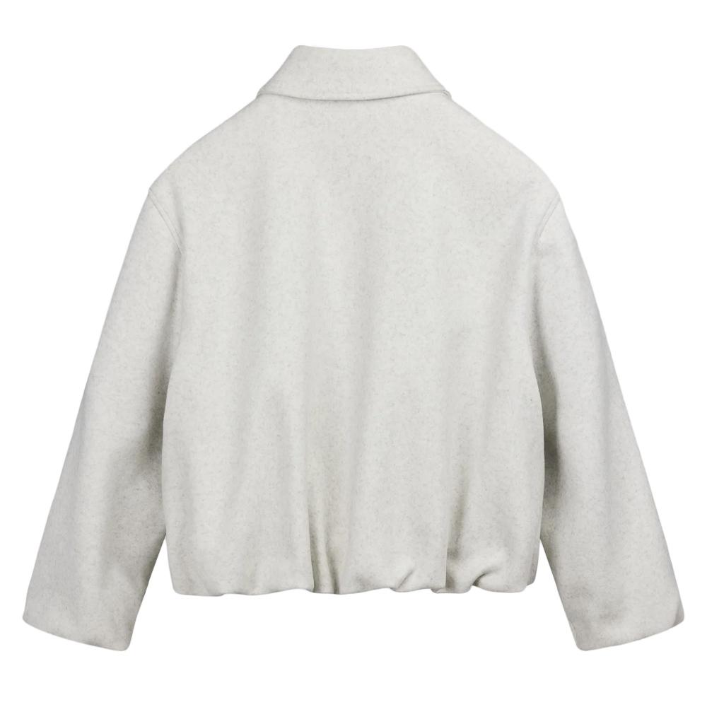 Blouson court Blanc Femme Teddy Smith Borana vue 2