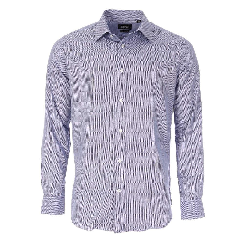 Scotch &amp; Soda Men's Navy/White Shirt SHOP02B41 affordable