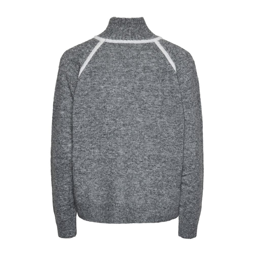 Pieces Lola Jersey Gris/Blanco Mujer ver 2