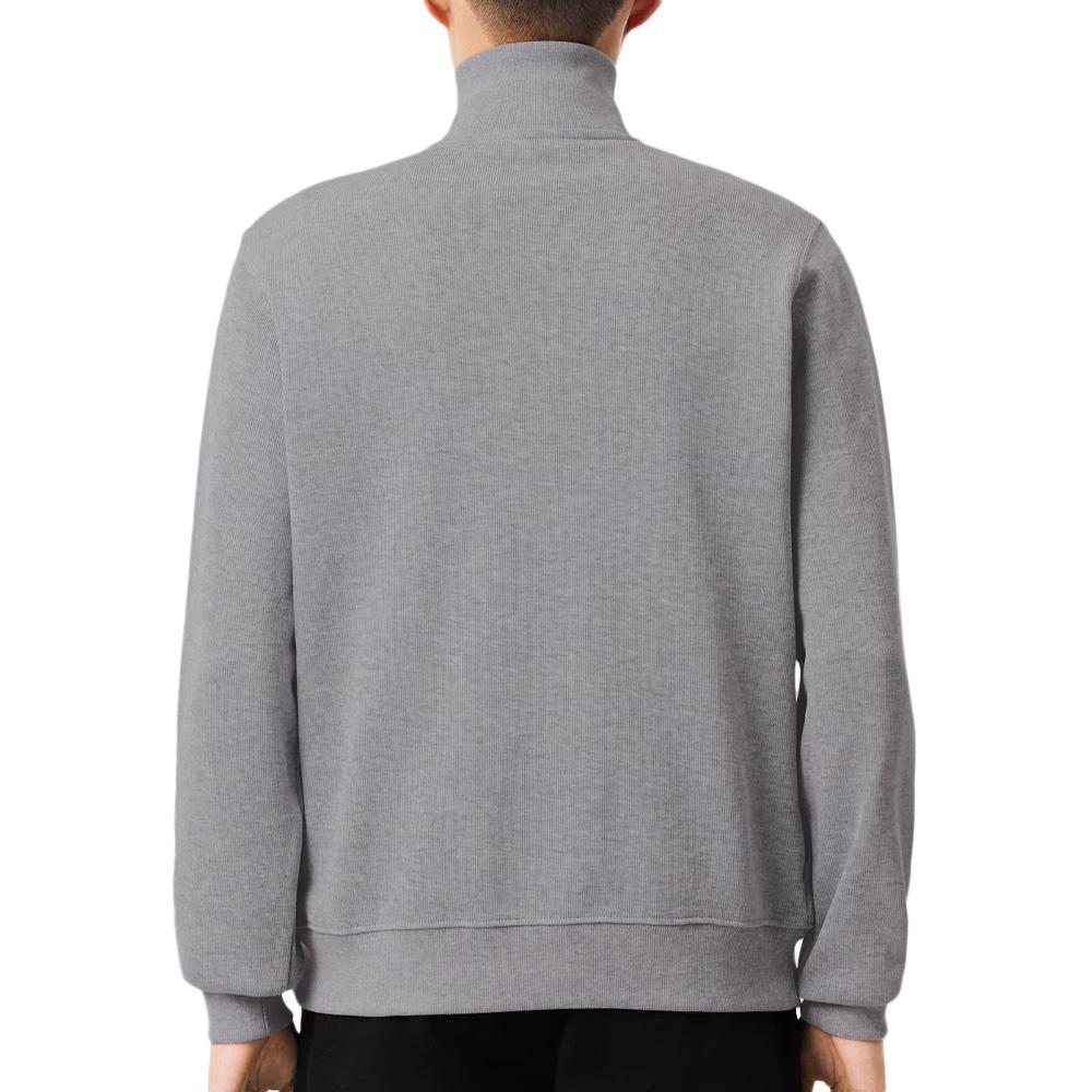 Sweat Gris Clair Homme Lacoste SH1927 vue 2