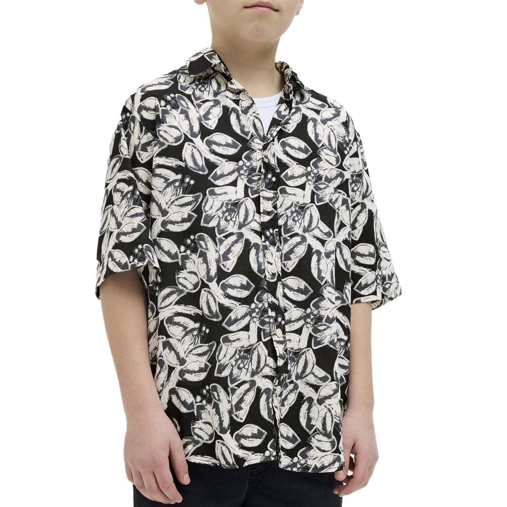 Jack &amp; Jones Joshua Black Boy's Shirt Photo of the Espace des Marques %store% store - view of %key%