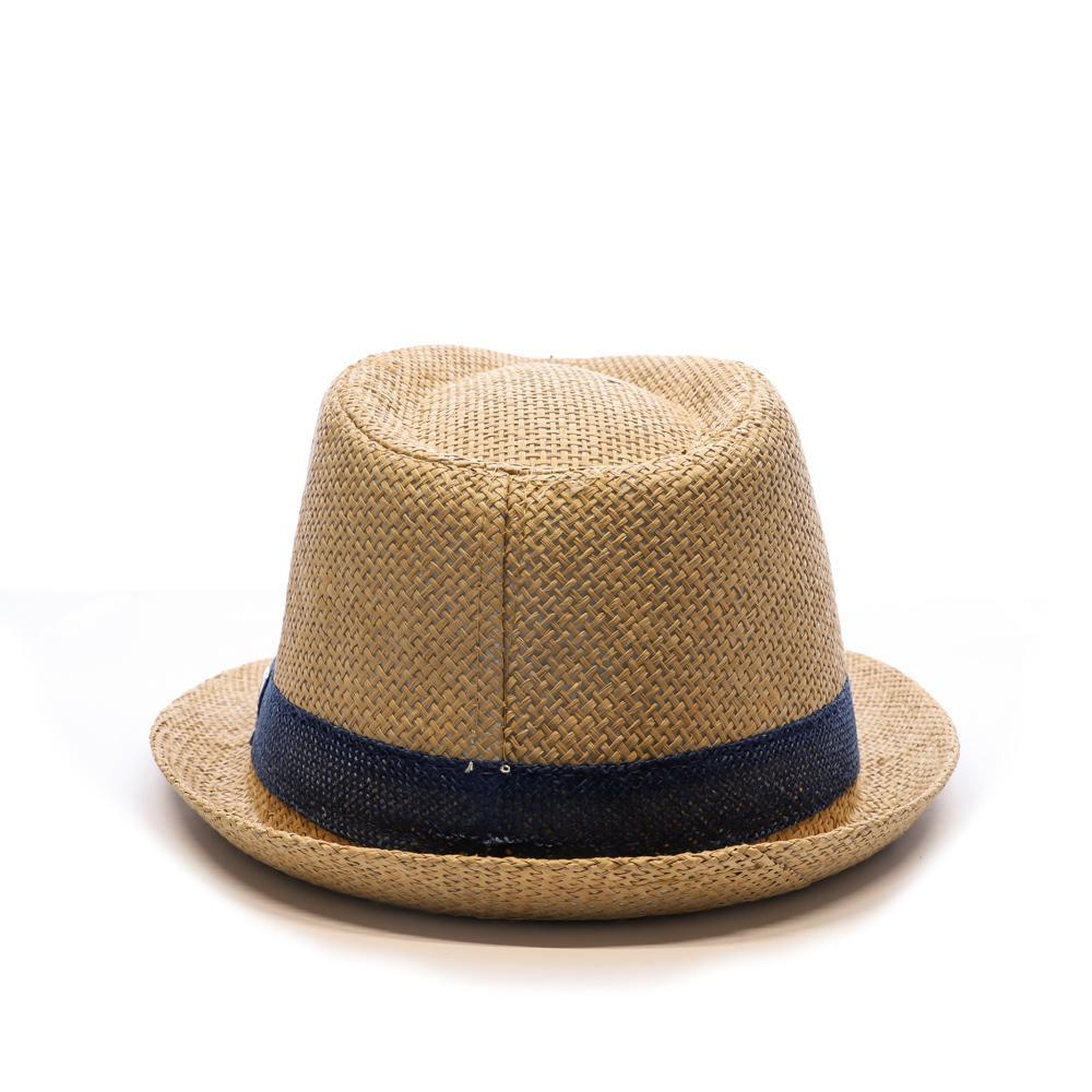 Via Lorenzo Ocean Men’s Beige/Navy Straw Hats Photo of the Espace des Marques %store% store - view of %key%