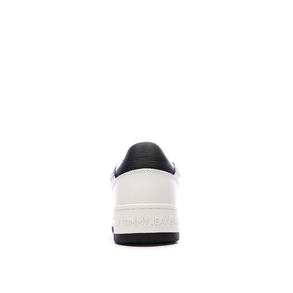 Zapatillas Hombre Blanco/Negro Tommy Hilfiger Tjm Retro Basket ver 3