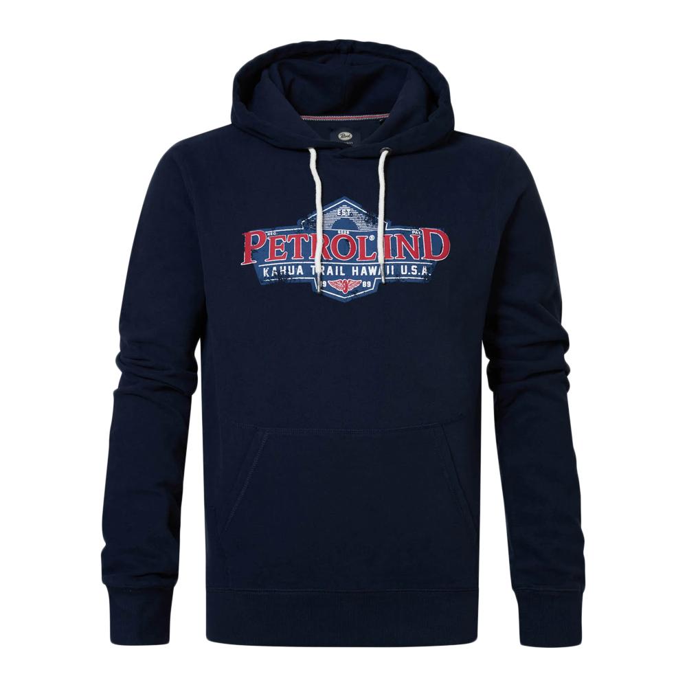 Sudadera con capucha azul marino de hombre Petrol Industries Hooded 1040 barato
