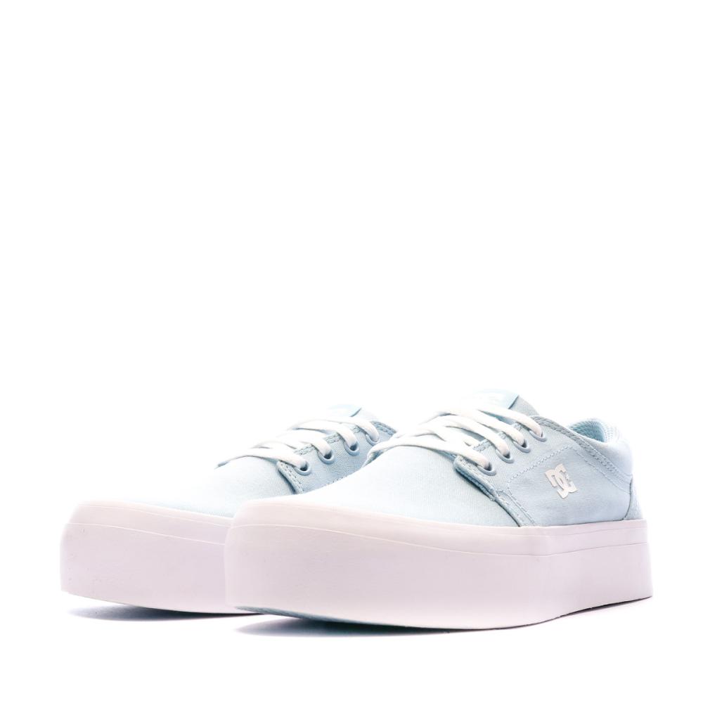 Baskets Turquoise Femme DC Shoes Trase Plat Tx vue 6