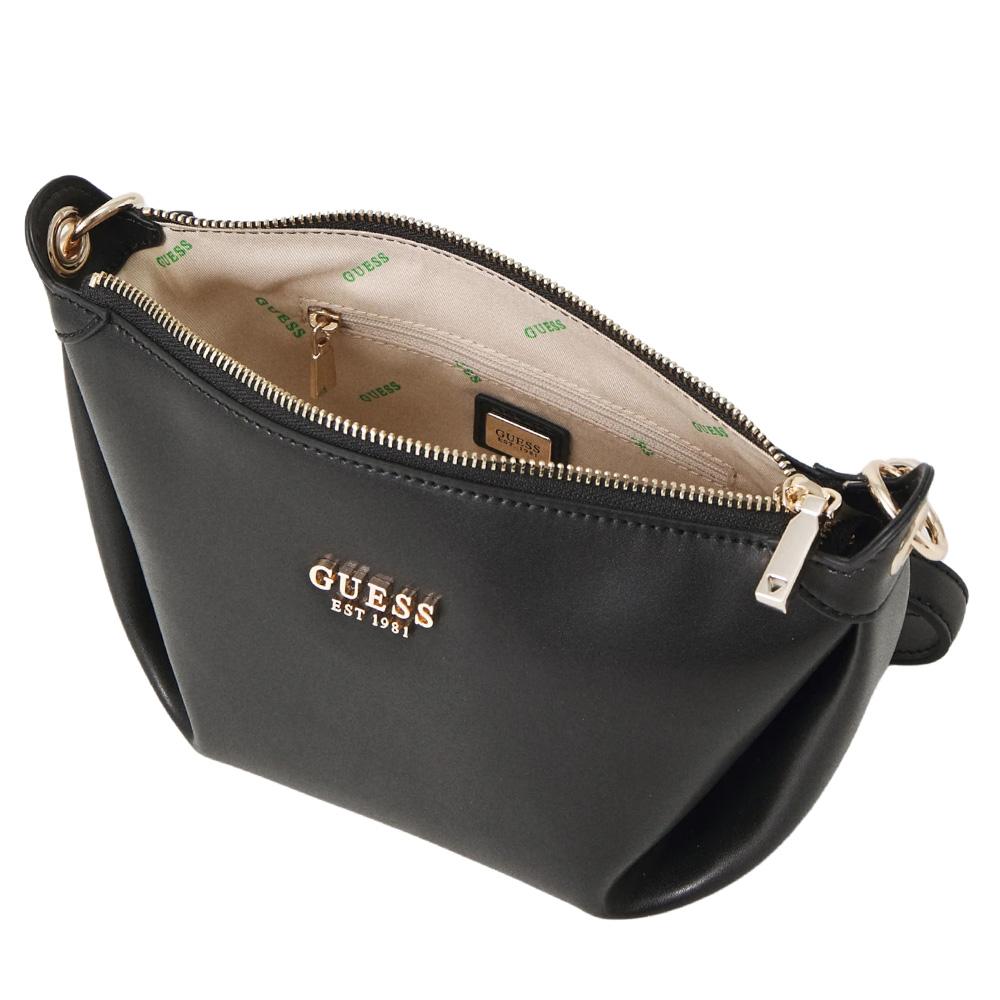 Women's Black Shoulder Bag Guess Eco Evaine Top Zip S Photo of the Espace des Marques %store% store - view of %key%