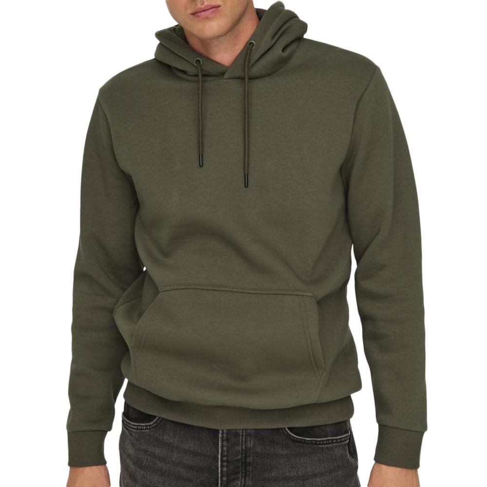 Herren Only &amp; Sons Ceres Kapuzenpullover Braun günstig