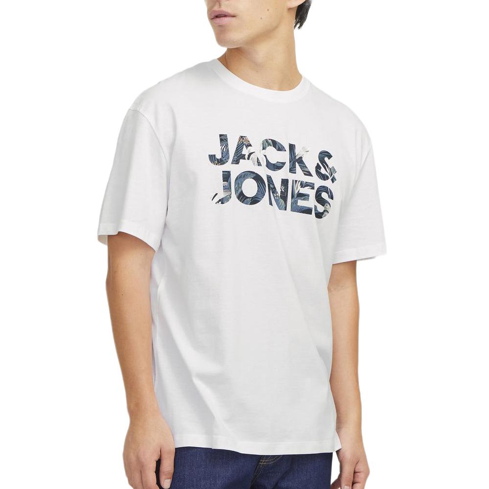 T-Shirt Blanc Homme Jack & Jones Bryan pas cher