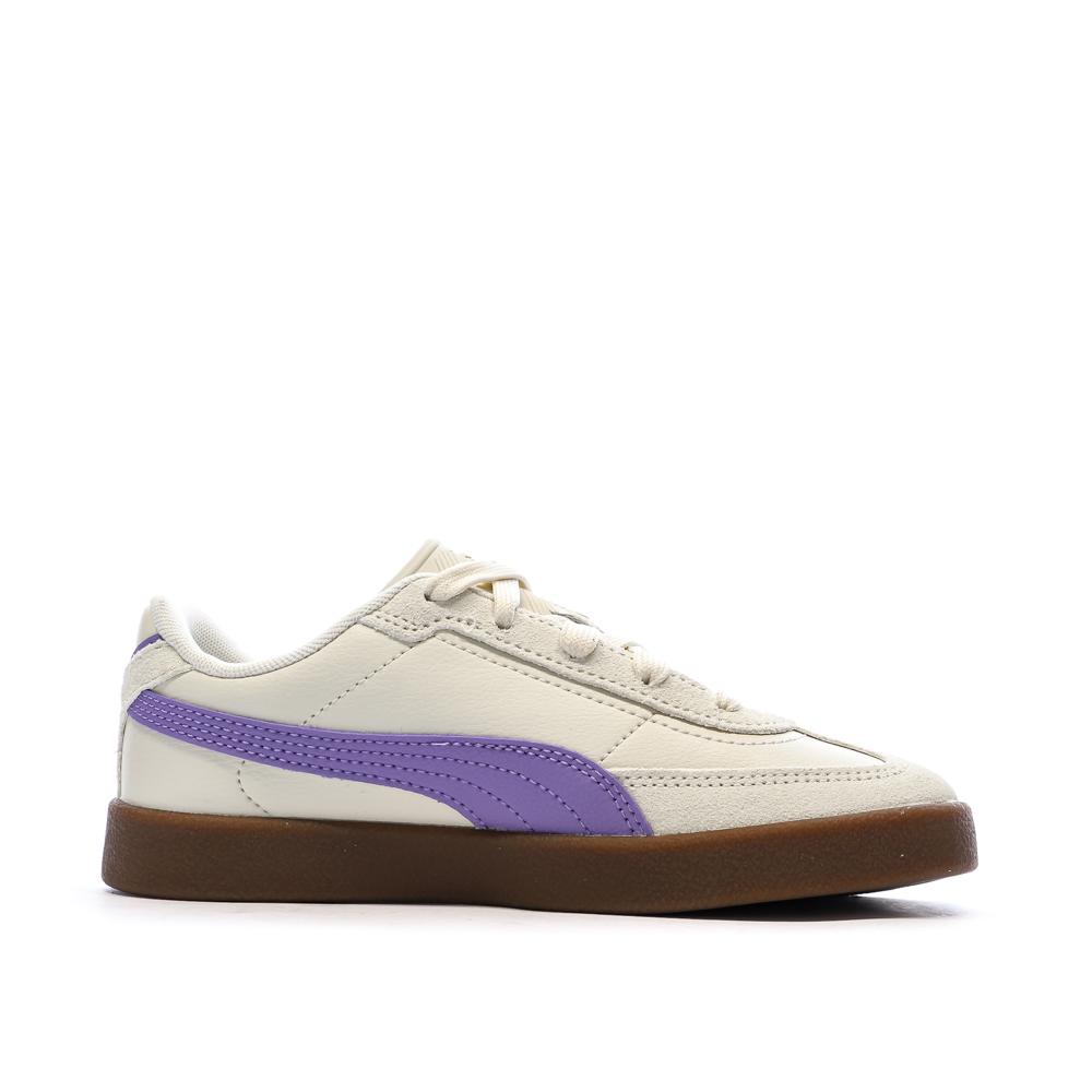 Puma Club II Era Women’s Ecru/Purple Trainers Photo of the Espace des Marques %store% store - view of %key%
