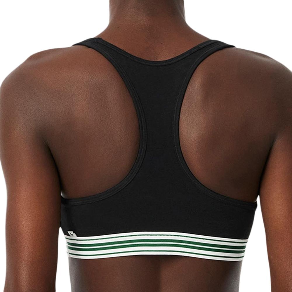Sujetador negro para mujer Lacoste World ver 2