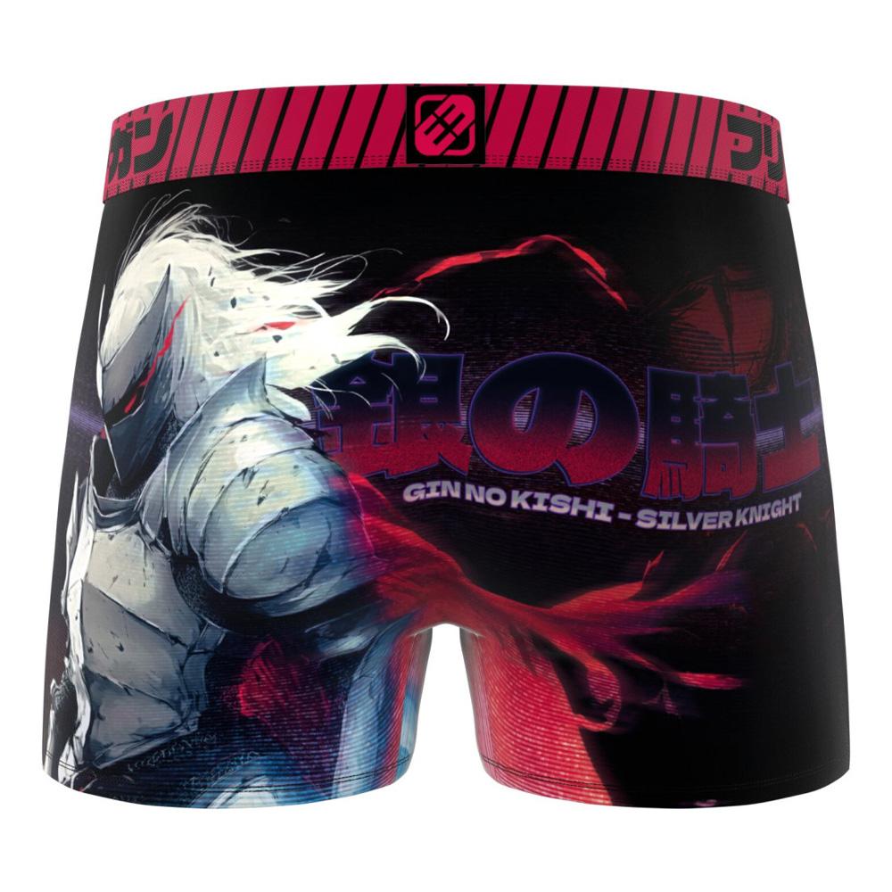 Freegun Herren-Boxershorts aus Mikrofaser, schwarz/rosa Ansicht 2