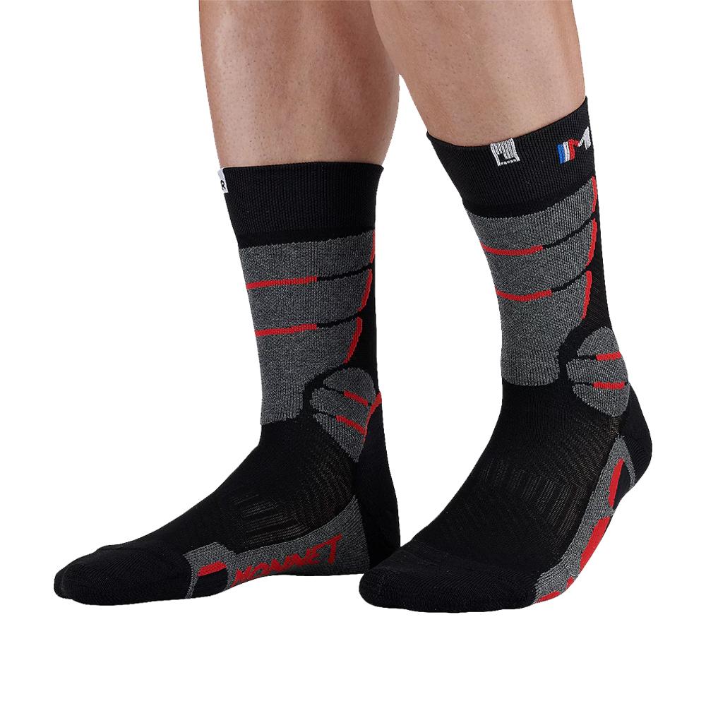 X1 Paire de Chaussettes Noir/Rouge Mixte Monnet Trek Expert 1 pas cher
